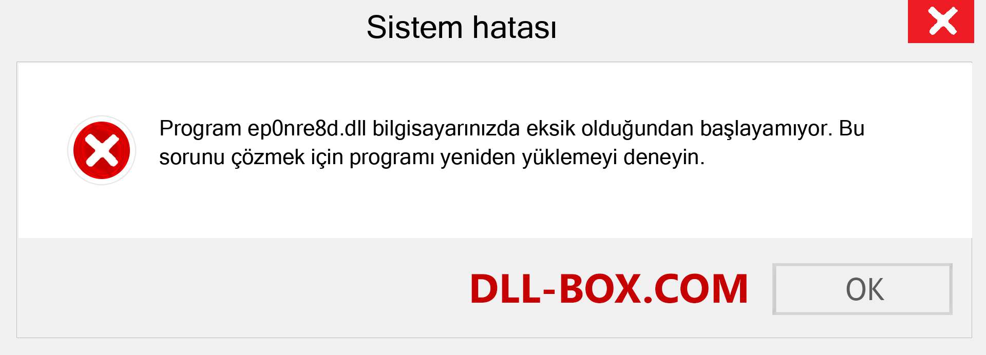 ep0nre8d.dll dosyası eksik mi? Windows 7, 8, 10 için İndirin - Windows'ta ep0nre8d dll Eksik Hatasını Düzeltin, fotoğraflar, resimler